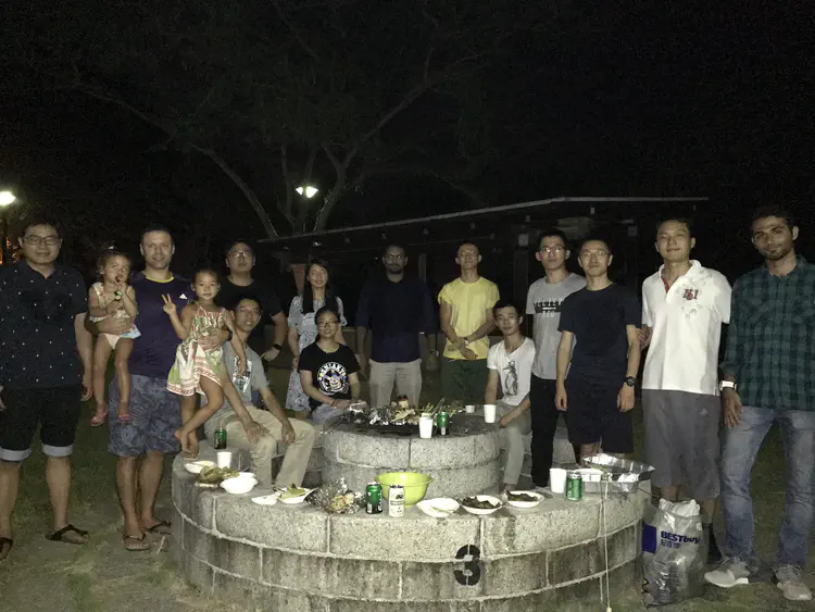 Yiwei, Rui, and Arash's welcome BBQ (19-Aug-2017)
